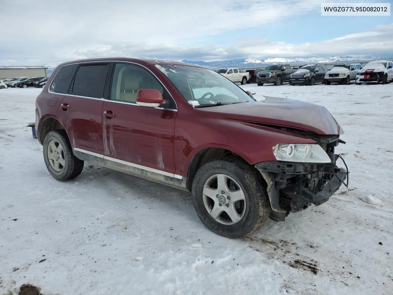 2005 Volkswagen Touareg 3.2 VIN: WVGZG77L95D082012 Lot: 87481944