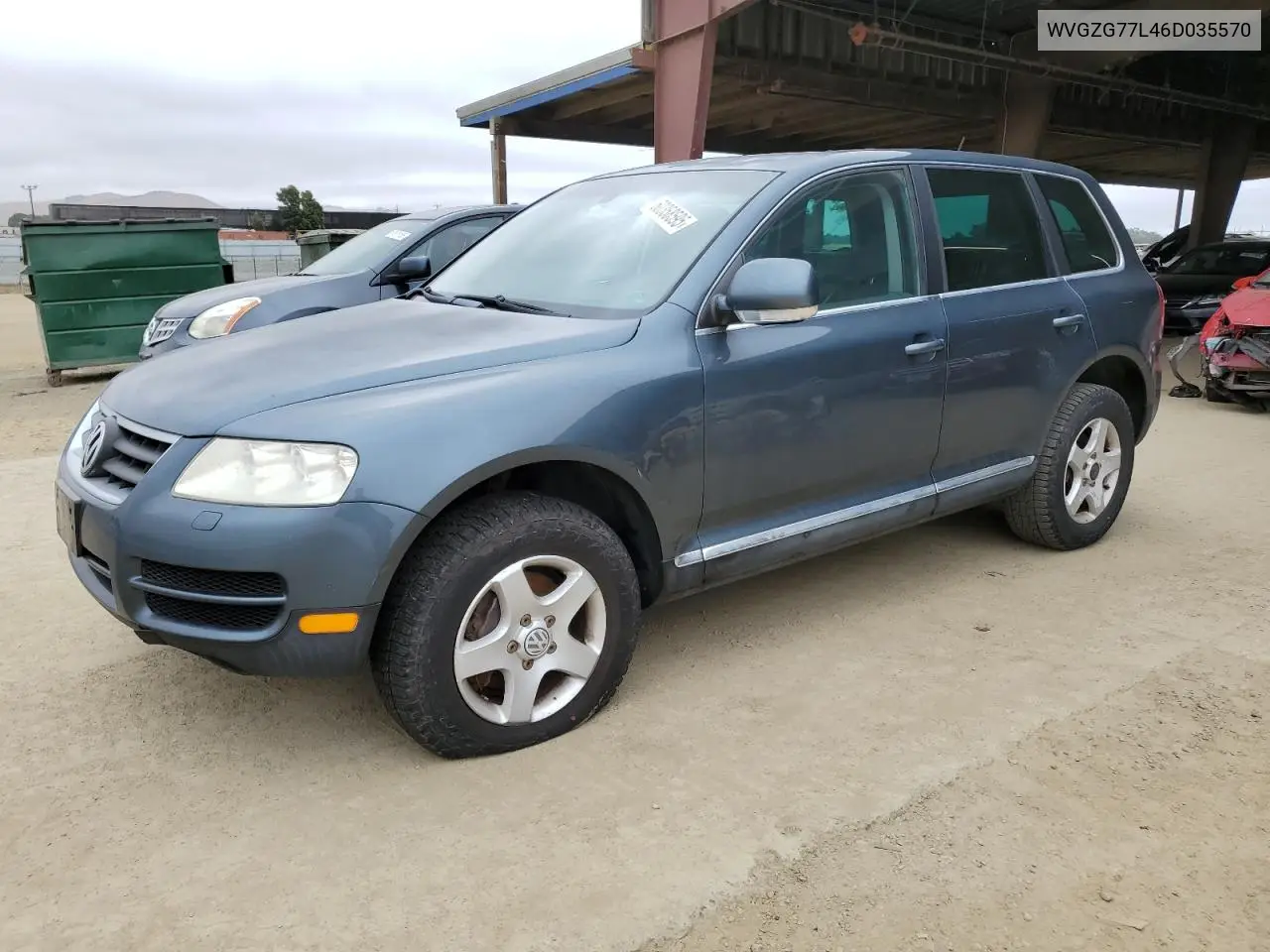 2006 Volkswagen Touareg 3.2 VIN: WVGZG77L46D035570 Lot: 60358595