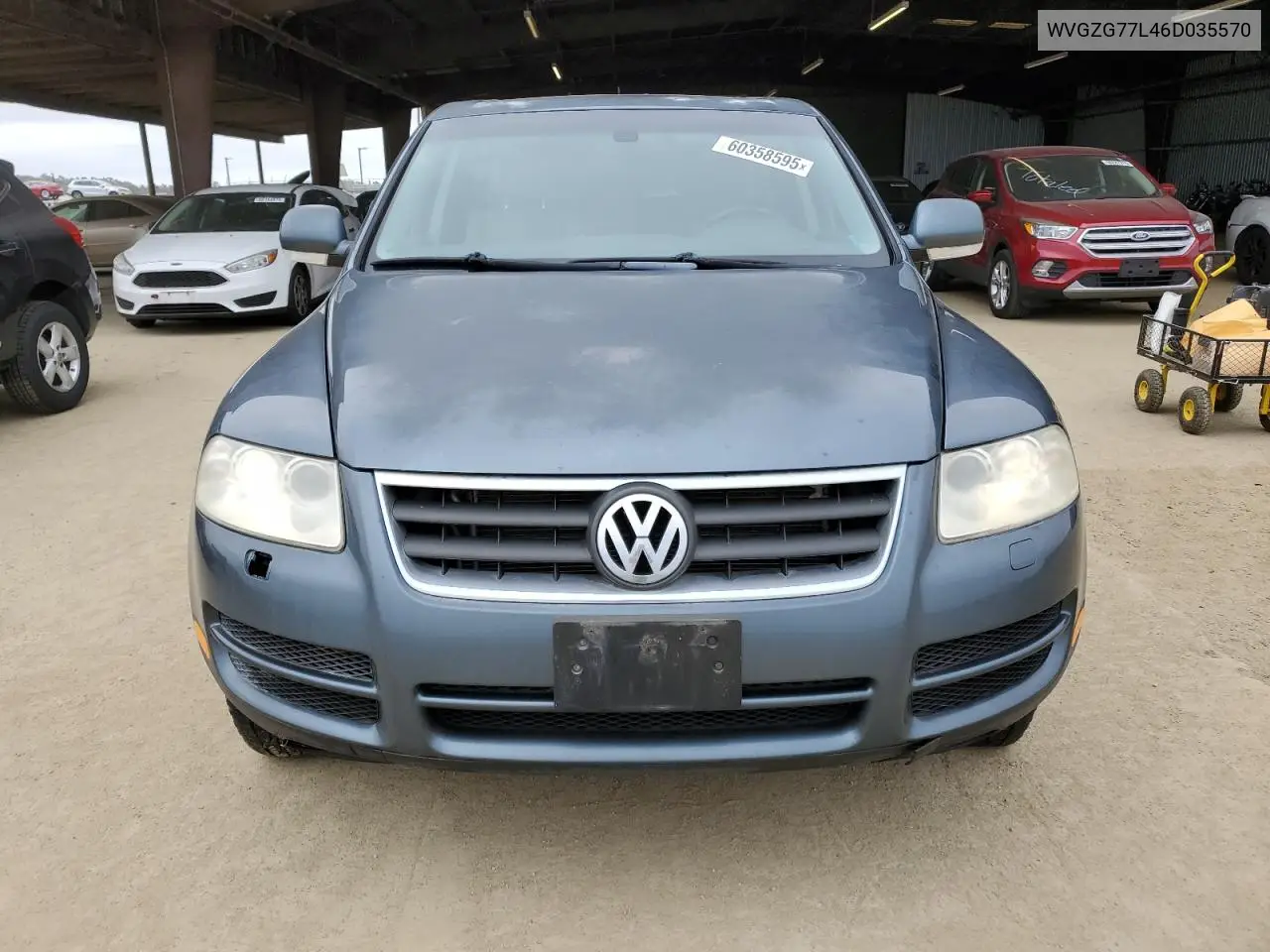 2006 Volkswagen Touareg 3.2 VIN: WVGZG77L46D035570 Lot: 60358595