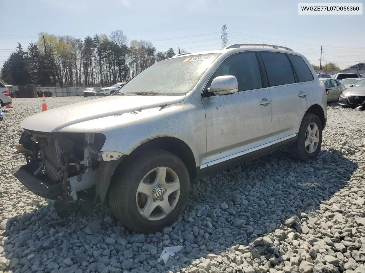 2007 Volkswagen Touareg V6 VIN: WVGZE77L07D056360 Lot: 50952155