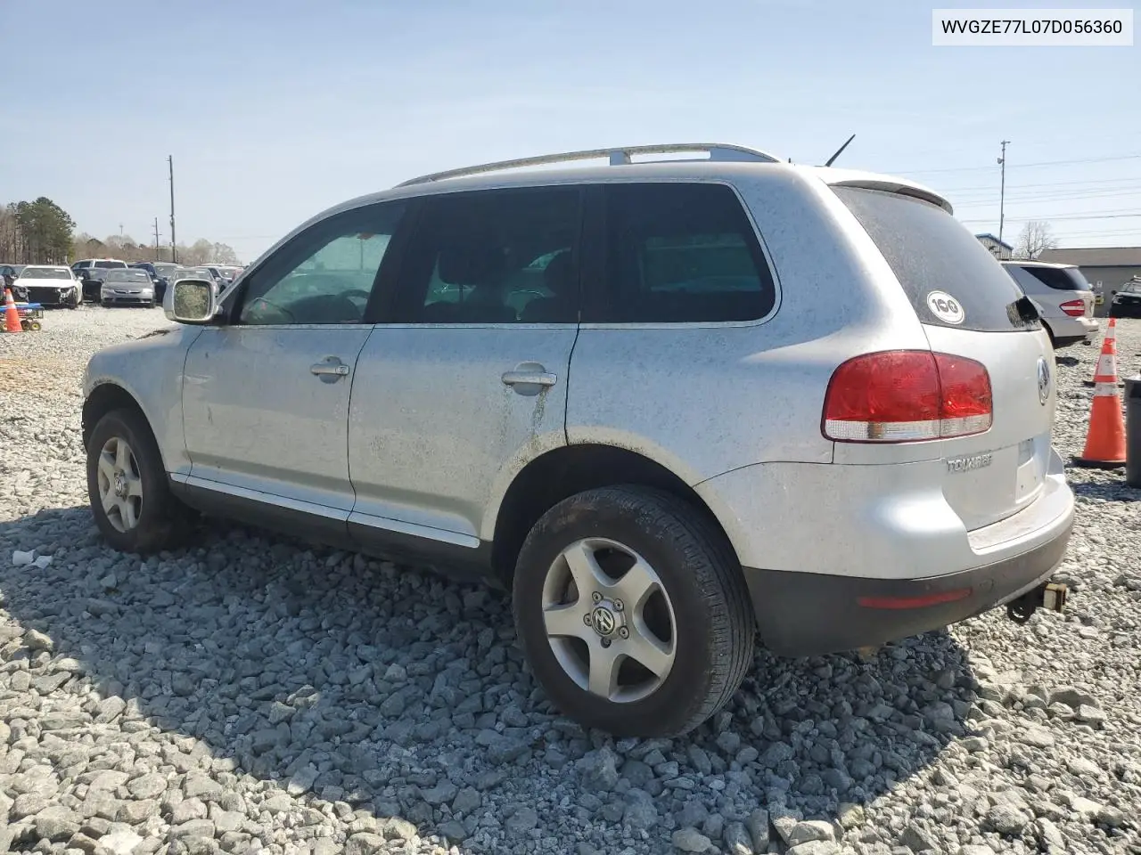 2007 Volkswagen Touareg V6 VIN: WVGZE77L07D056360 Lot: 50952155