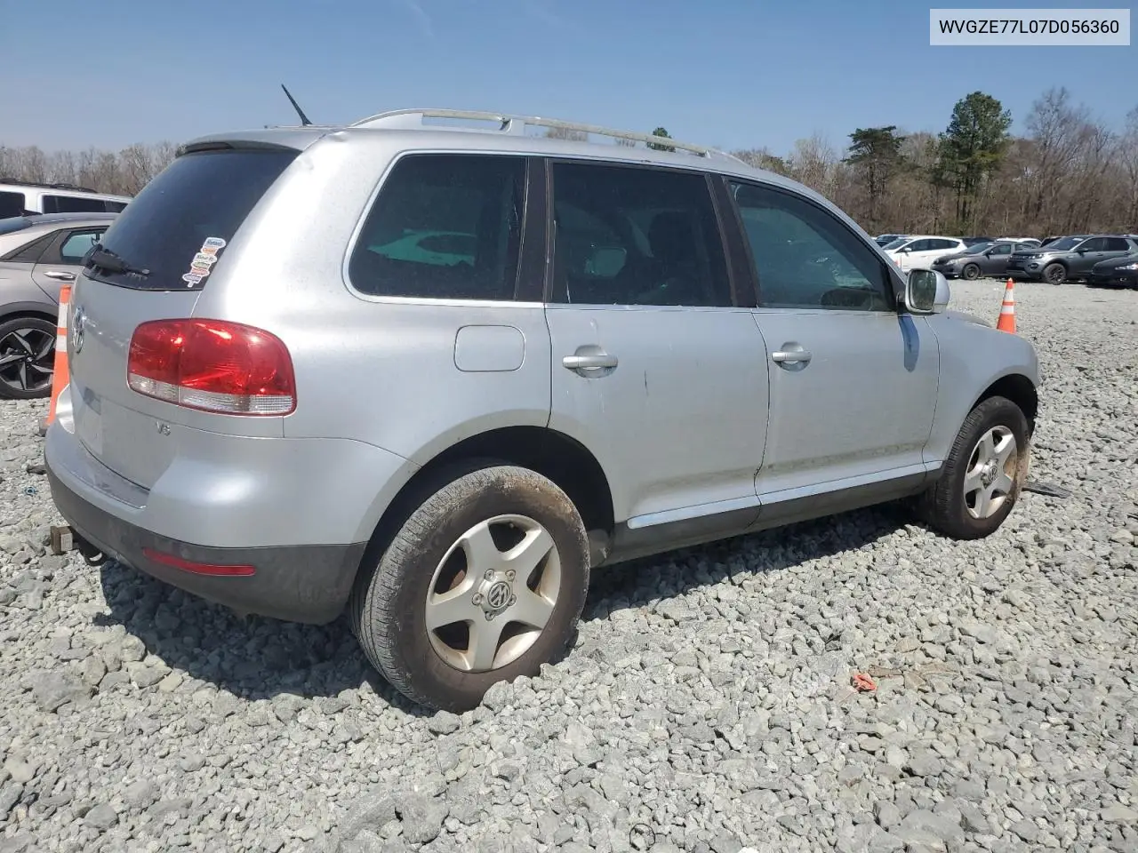 2007 Volkswagen Touareg V6 VIN: WVGZE77L07D056360 Lot: 50952155