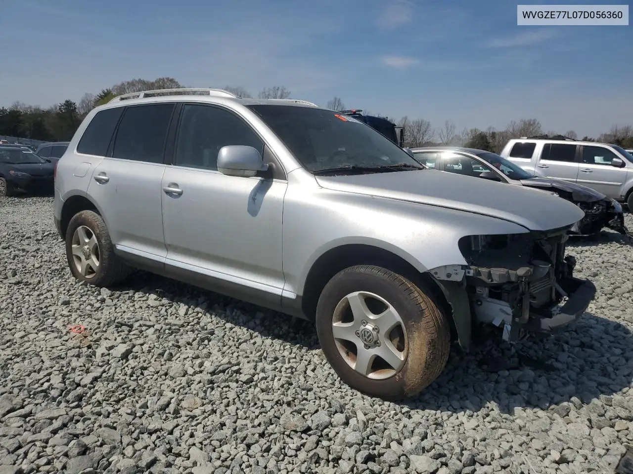 2007 Volkswagen Touareg V6 VIN: WVGZE77L07D056360 Lot: 50952155