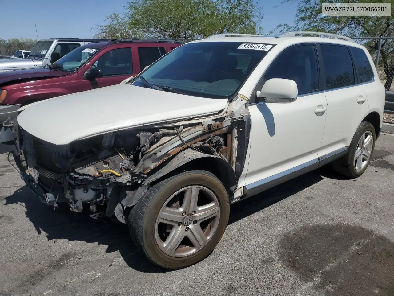 2007 Volkswagen Touareg V8 VIN: WVGZB77L57D056301 Lot: 60567515