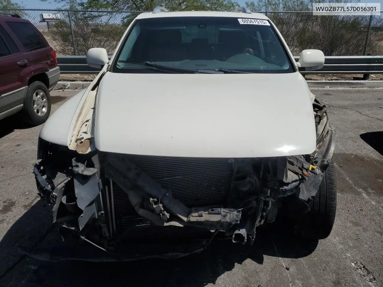 2007 Volkswagen Touareg V8 VIN: WVGZB77L57D056301 Lot: 60567515