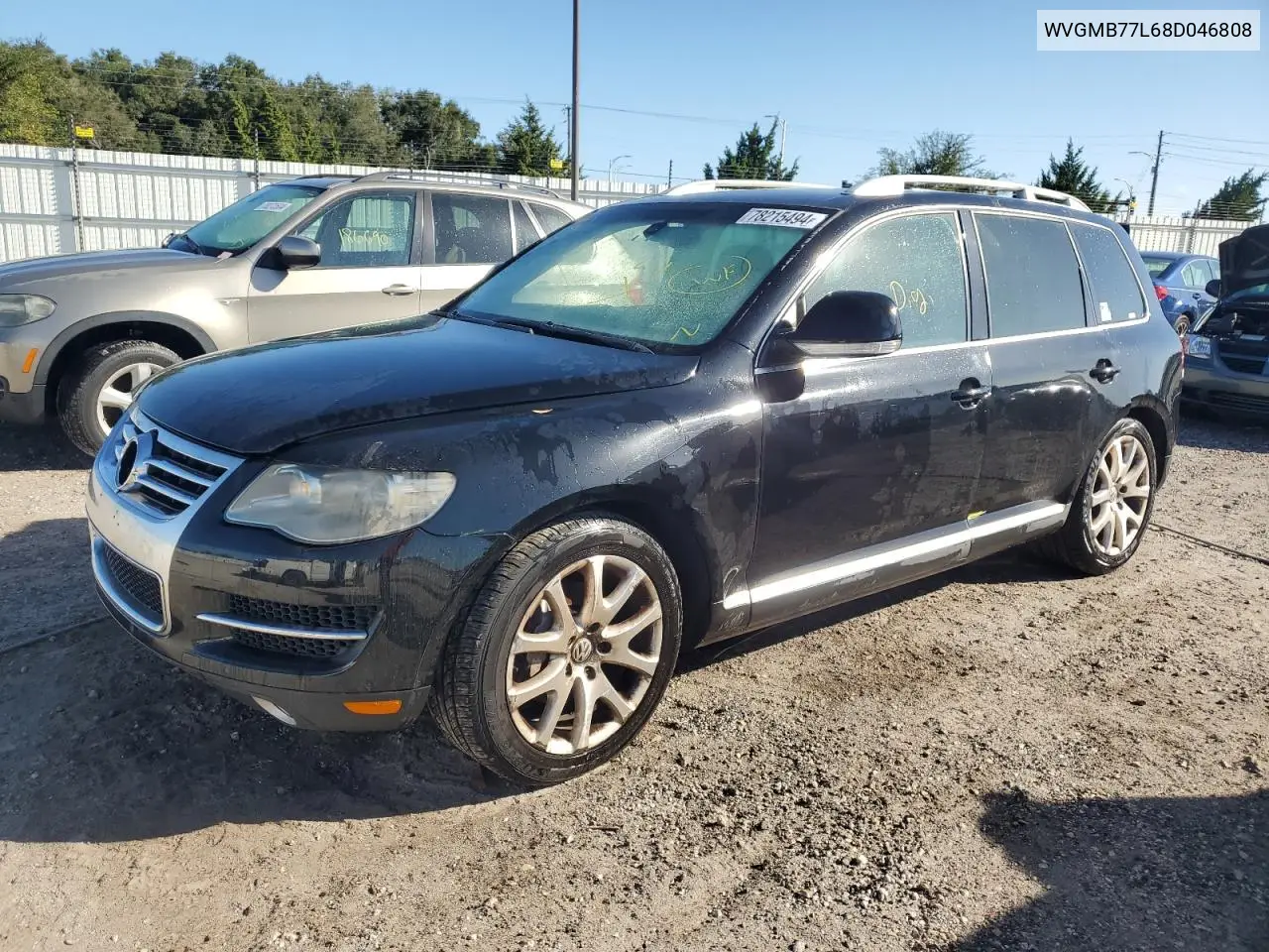 2008 Volkswagen Touareg 2 V8 VIN: WVGMB77L68D046808 Lot: 57321255