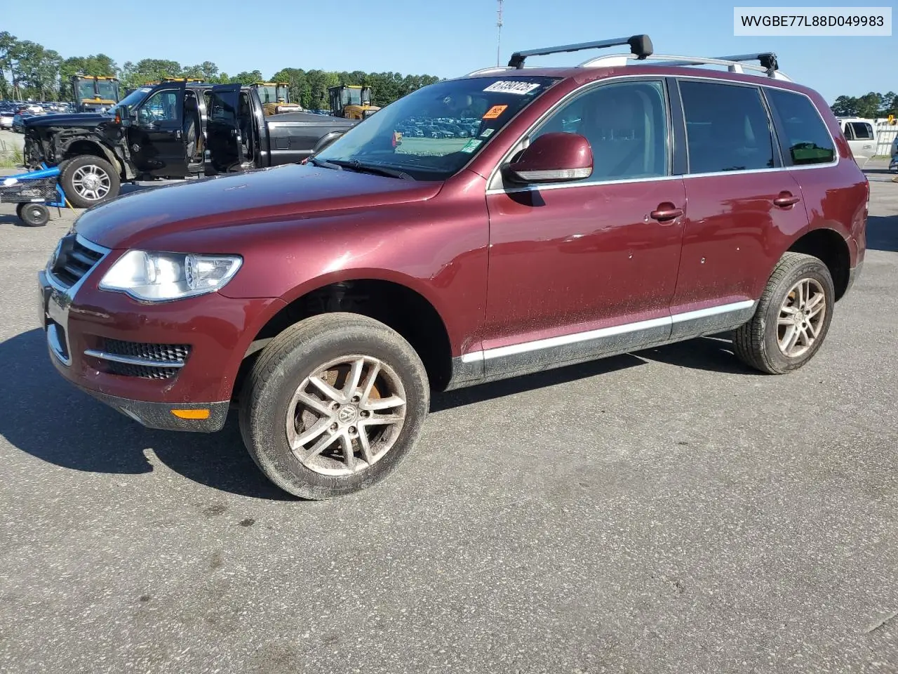 2008 Volkswagen Touareg 2 V6 VIN: WVGBE77L88D049983 Lot: 61398125