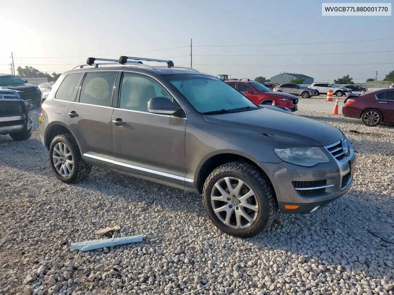 2008 Volkswagen Touareg 2 V8 VIN: WVGCB77L88D001770 Lot: 61670795