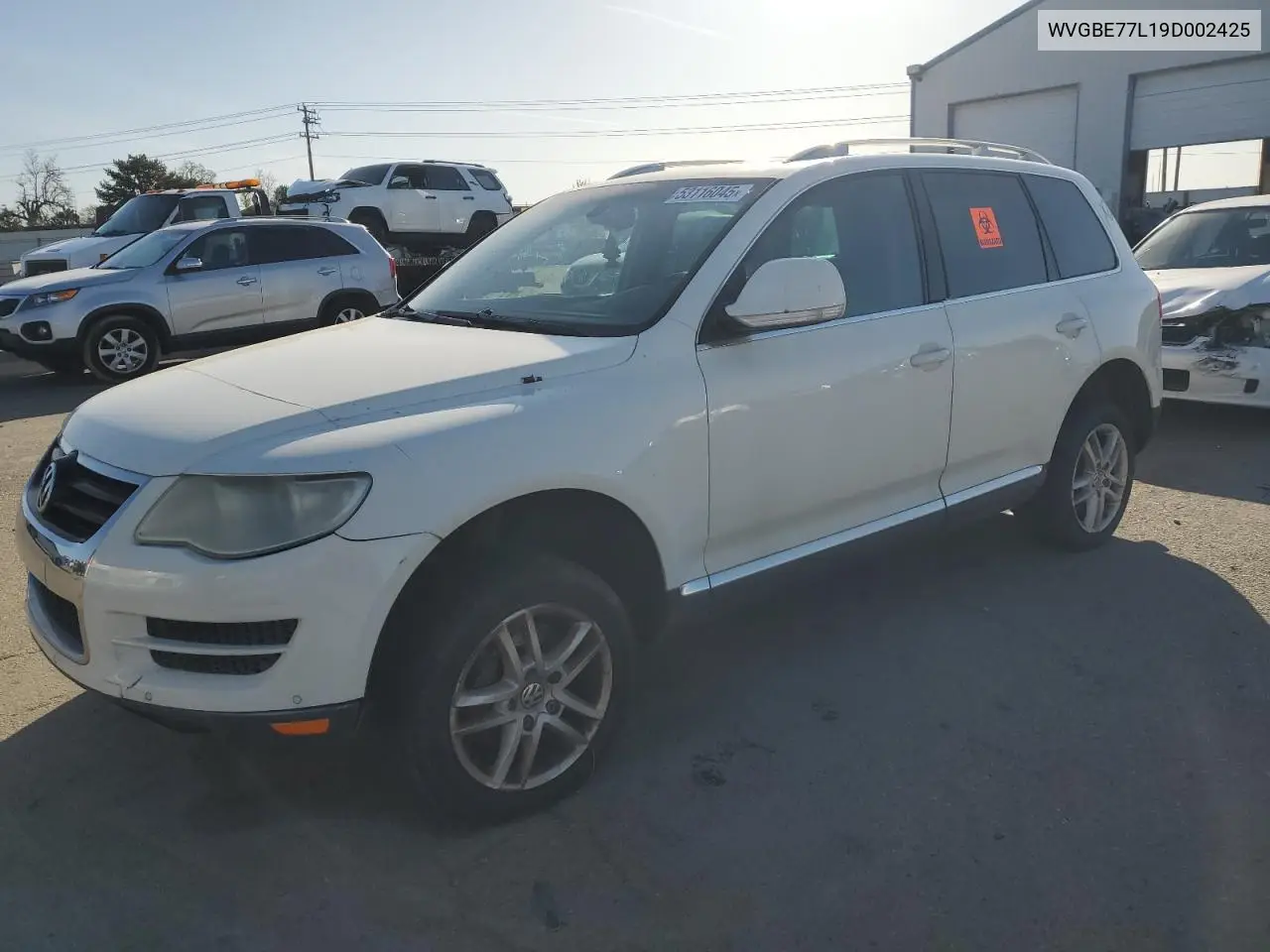 2009 Volkswagen Touareg 2 V6 VIN: WVGBE77L19D002425 Lot: 53116045