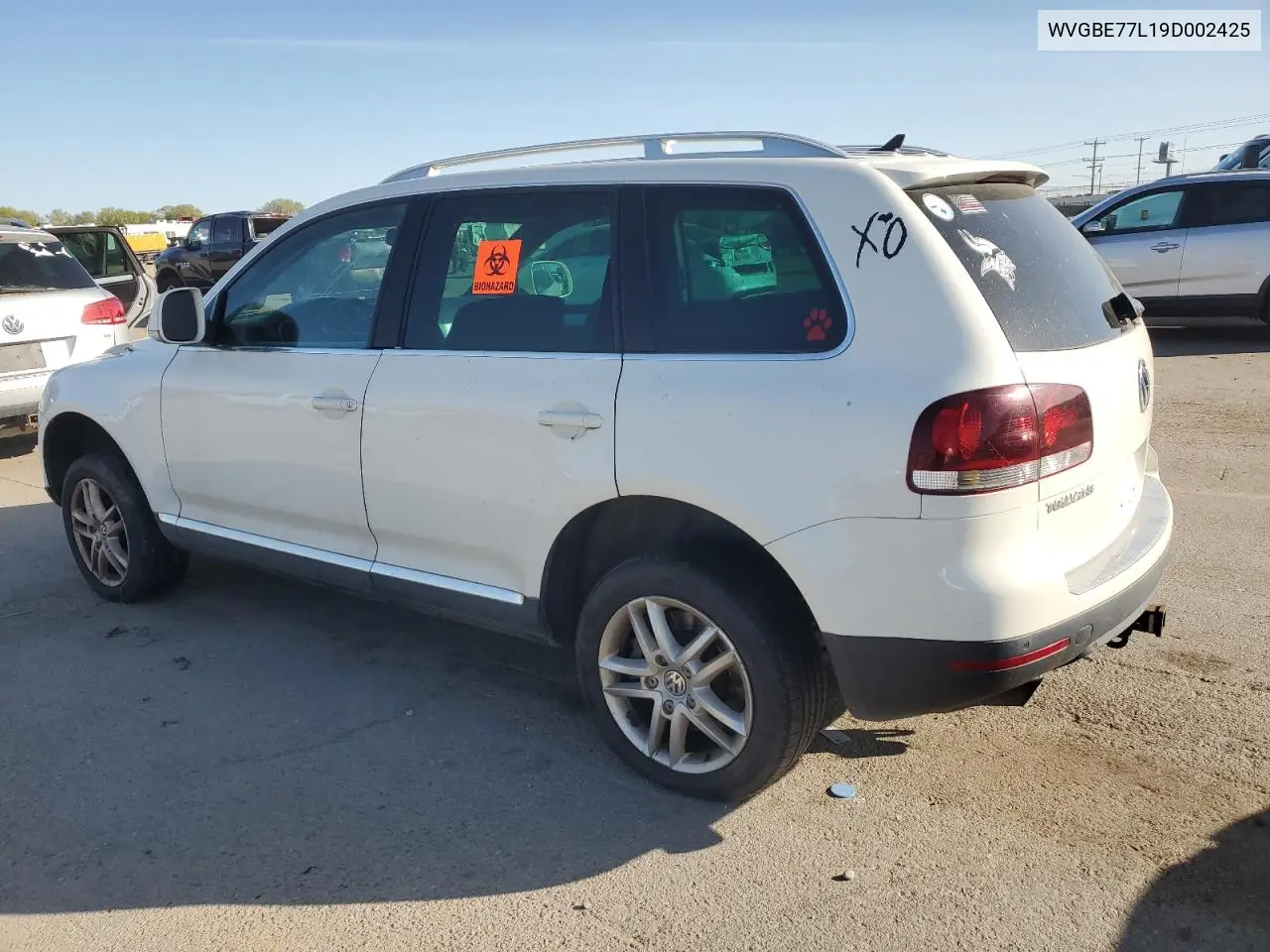 2009 Volkswagen Touareg 2 V6 VIN: WVGBE77L19D002425 Lot: 53116045