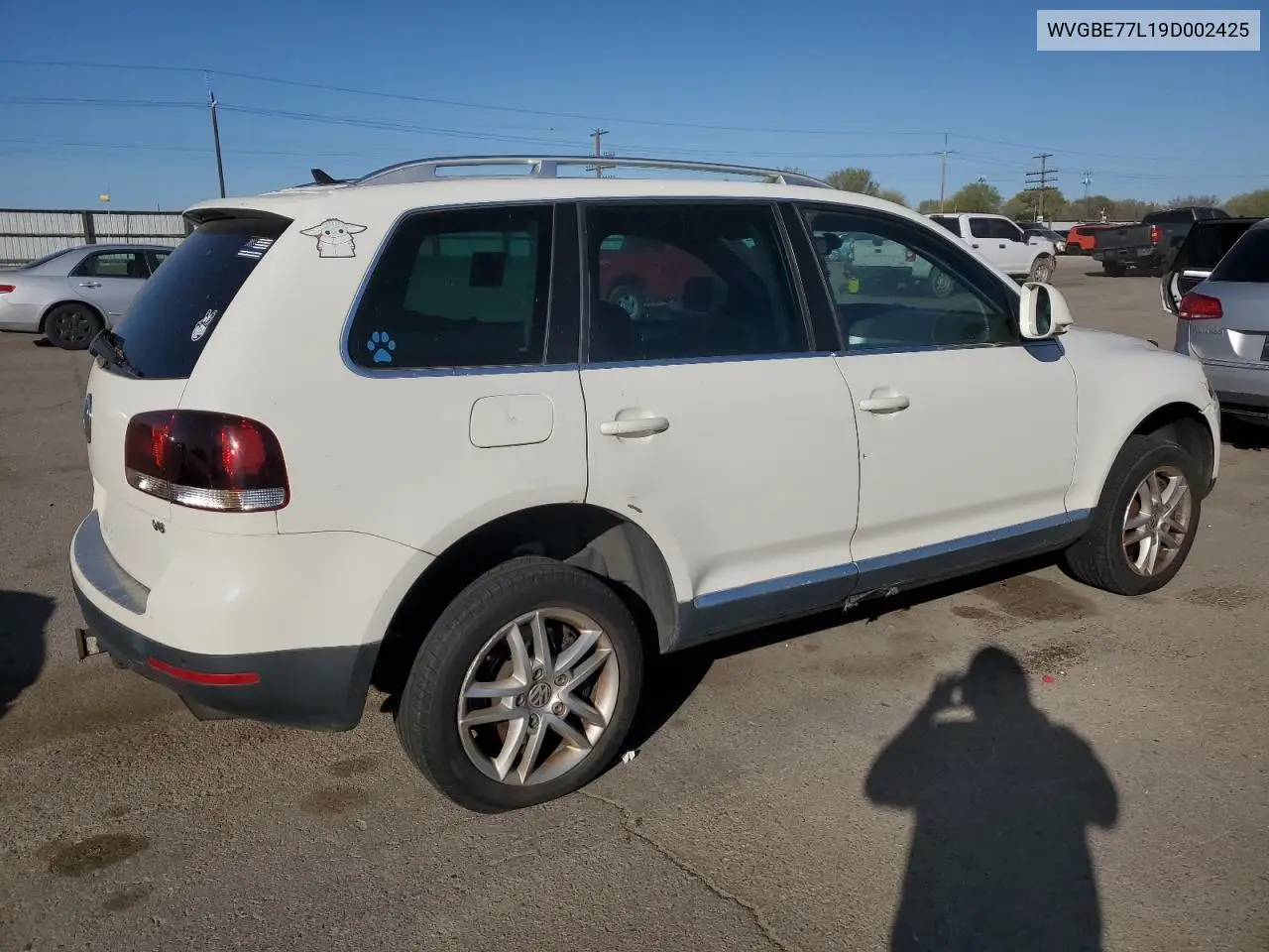 2009 Volkswagen Touareg 2 V6 VIN: WVGBE77L19D002425 Lot: 53116045