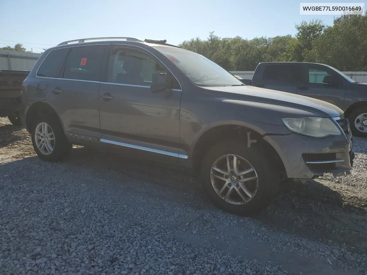 2009 Volkswagen Touareg 2 V6 VIN: WVGBE77L59D016649 Lot: 74556364