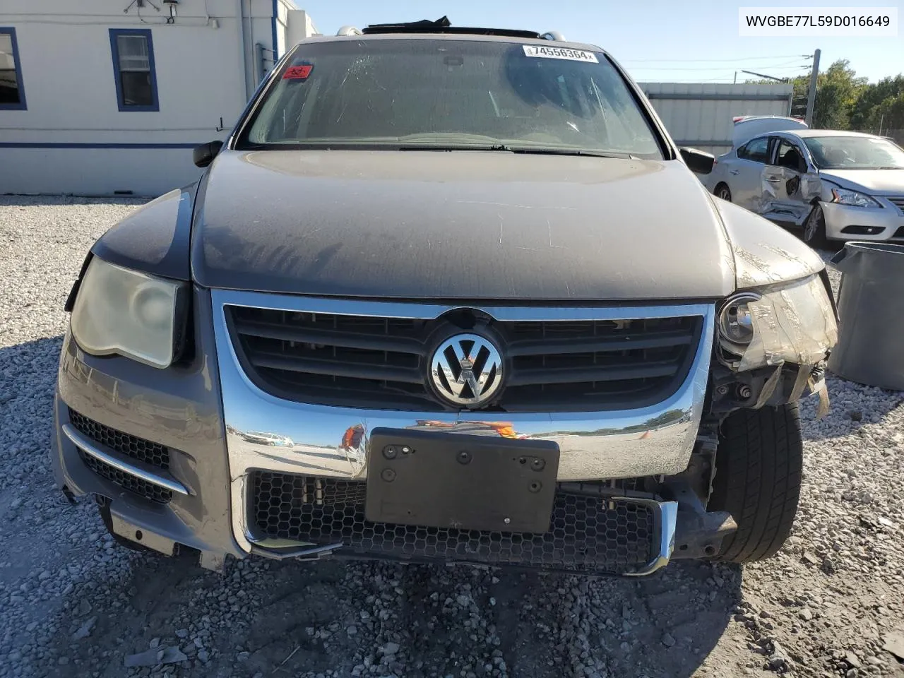 2009 Volkswagen Touareg 2 V6 VIN: WVGBE77L59D016649 Lot: 74556364
