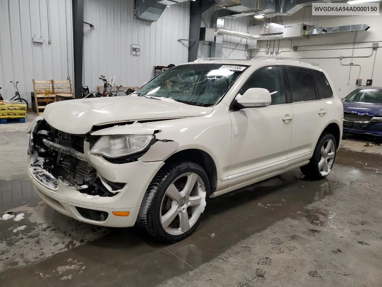 2010 Volkswagen Touareg Tdi VIN: WVGDK6A94AD000150 Lot: 42491155