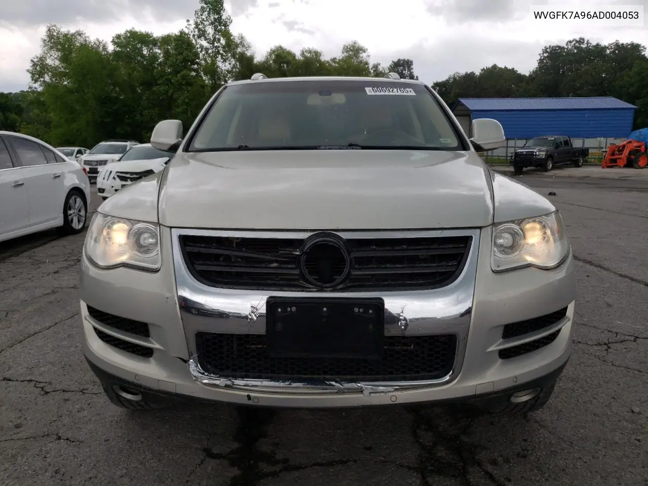 2010 Volkswagen Touareg Tdi VIN: WVGFK7A96AD004053 Lot: 60692765