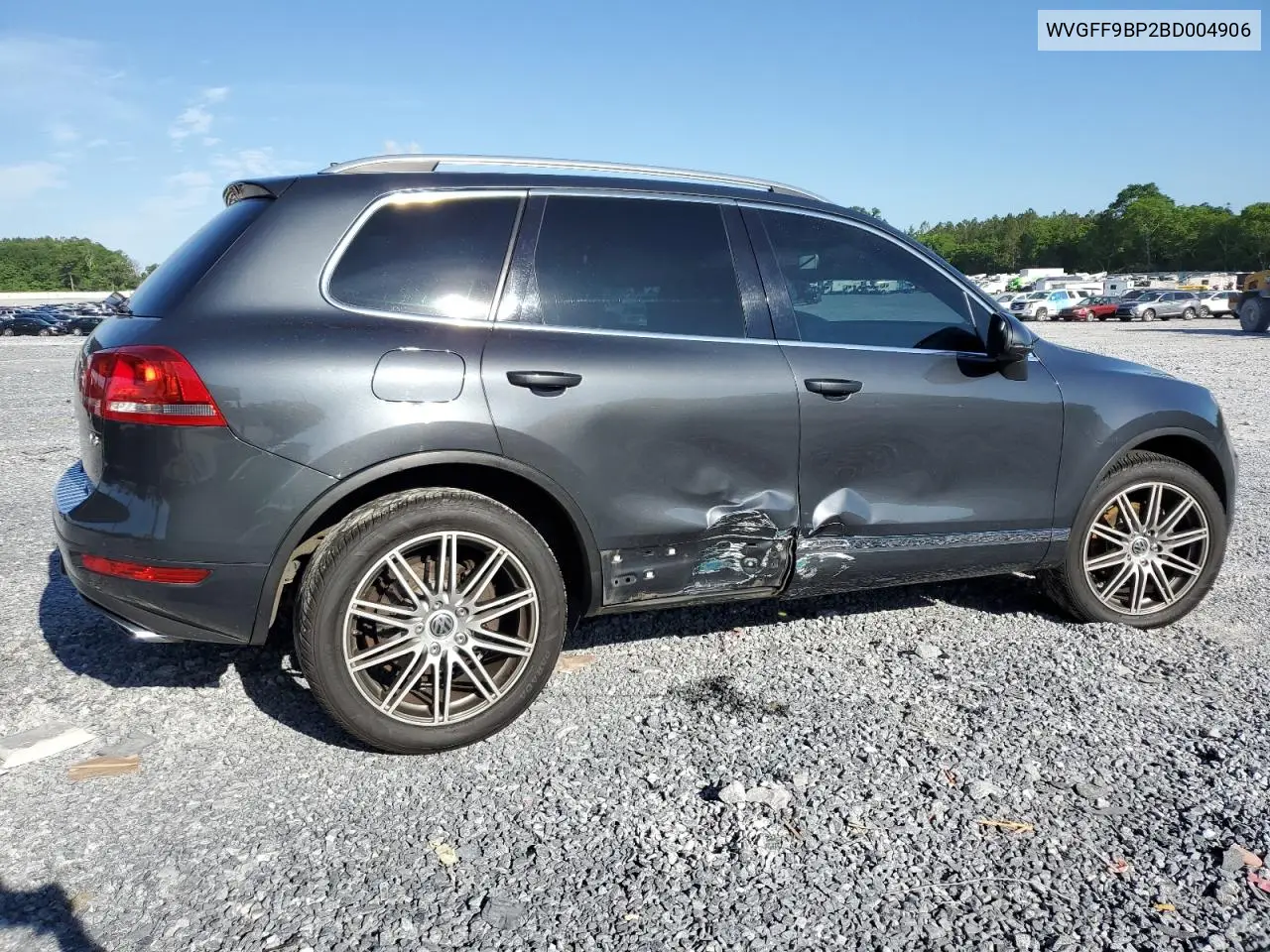2011 Volkswagen Touareg V6 VIN: WVGFF9BP2BD004906 Lot: 55324235