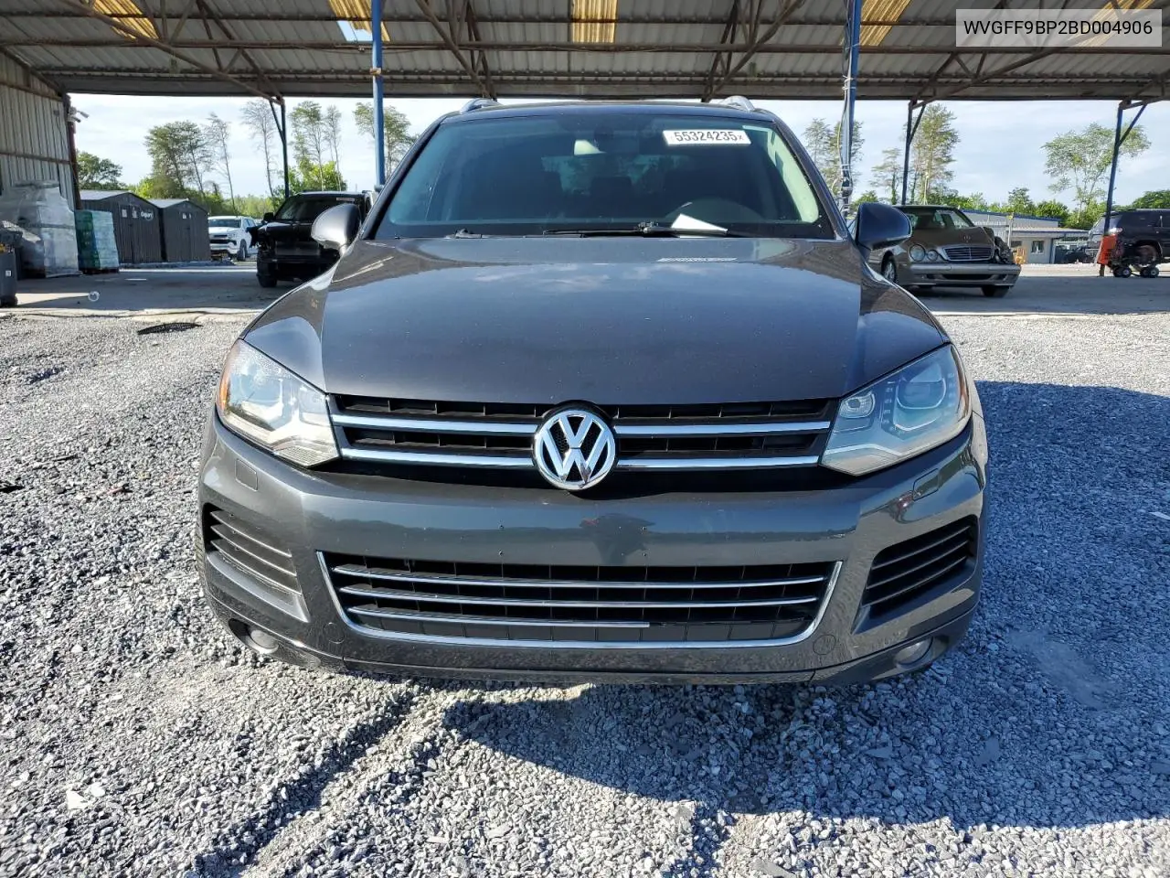 2011 Volkswagen Touareg V6 VIN: WVGFF9BP2BD004906 Lot: 55324235