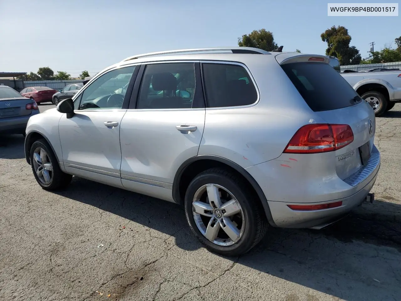 2011 Volkswagen Touareg V6 Tdi VIN: WVGFK9BP4BD001517 Lot: 60119825