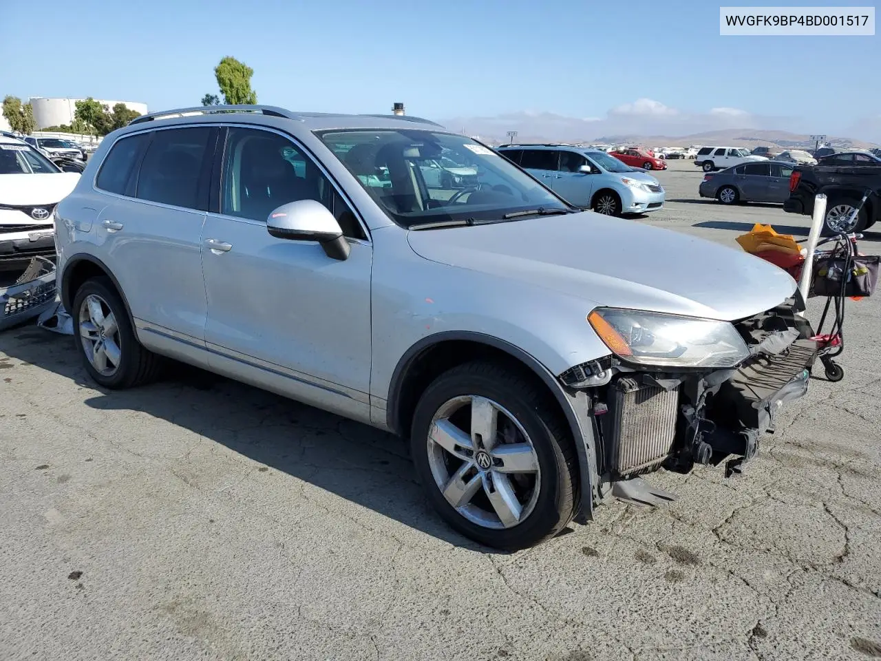 2011 Volkswagen Touareg V6 Tdi VIN: WVGFK9BP4BD001517 Lot: 60119825