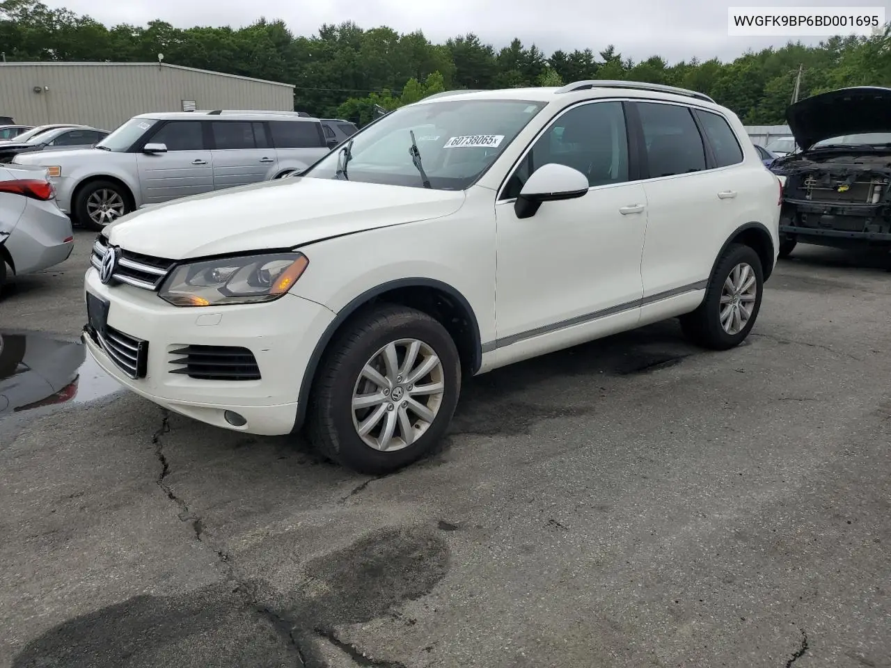 2011 Volkswagen Touareg V6 Tdi VIN: WVGFK9BP6BD001695 Lot: 60738065