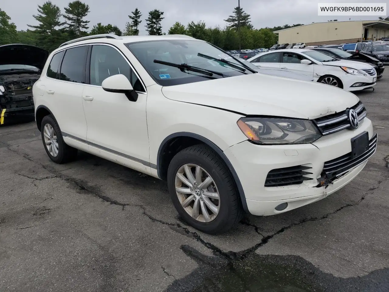 2011 Volkswagen Touareg V6 Tdi VIN: WVGFK9BP6BD001695 Lot: 60738065