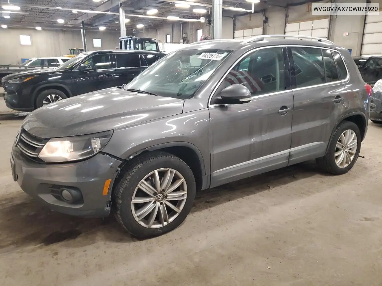 2012 Volkswagen Tiguan S VIN: WVGBV7AX7CW078920 Lot: 44205115