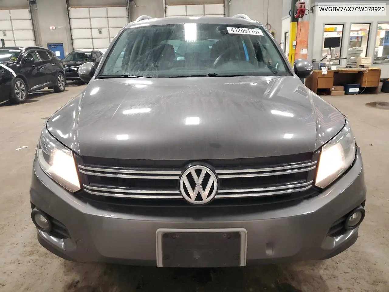 2012 Volkswagen Tiguan S VIN: WVGBV7AX7CW078920 Lot: 44205115