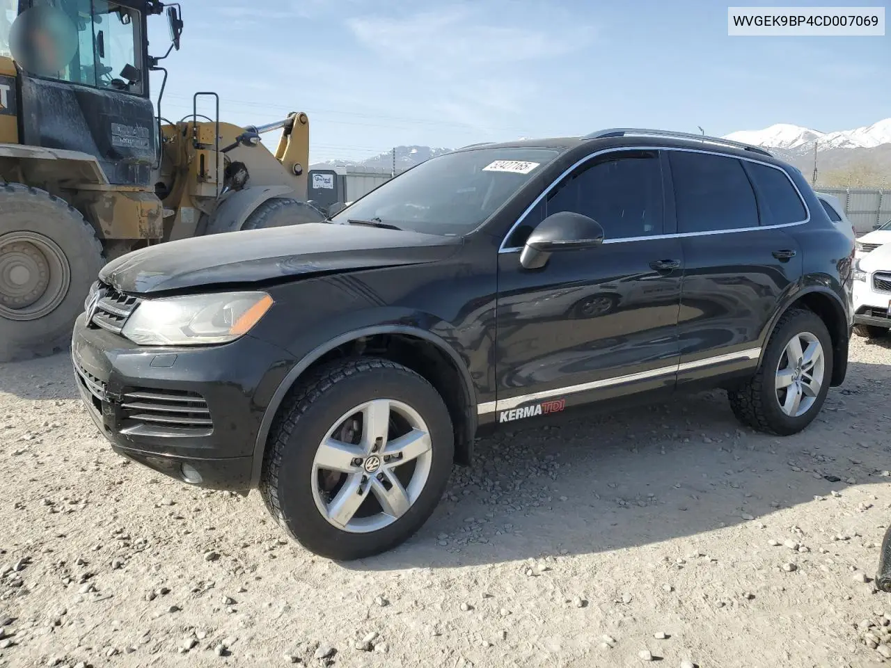 2012 Volkswagen Touareg V6 Tdi VIN: WVGEK9BP4CD007069 Lot: 52427165