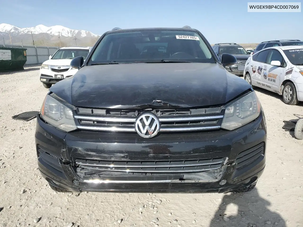 2012 Volkswagen Touareg V6 Tdi VIN: WVGEK9BP4CD007069 Lot: 52427165