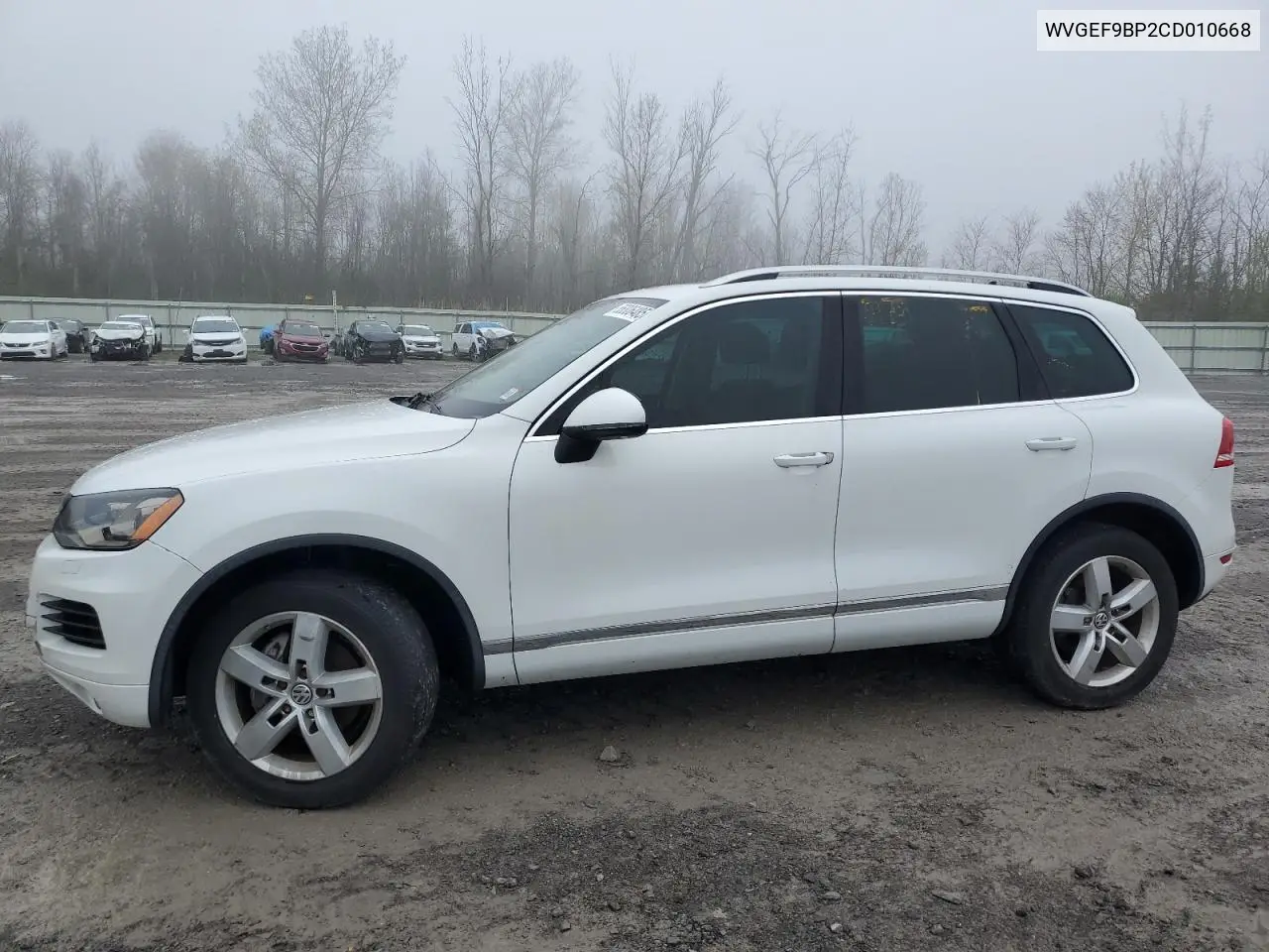 2012 Volkswagen Touareg V6 VIN: WVGEF9BP2CD010668 Lot: 55306485