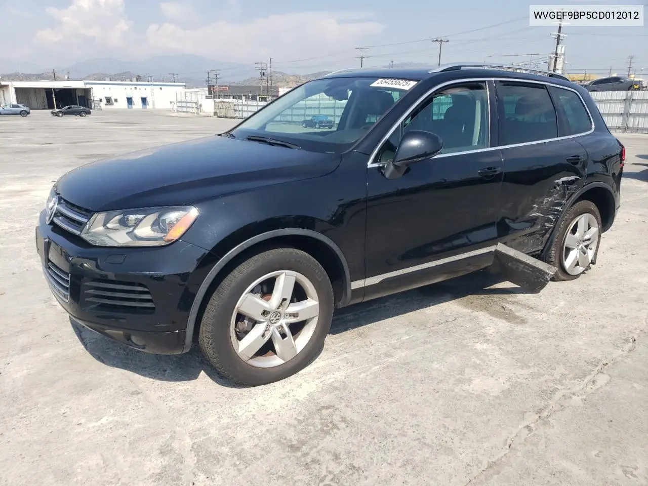 2012 Volkswagen Touareg V6 VIN: WVGEF9BP5CD012012 Lot: 55455625