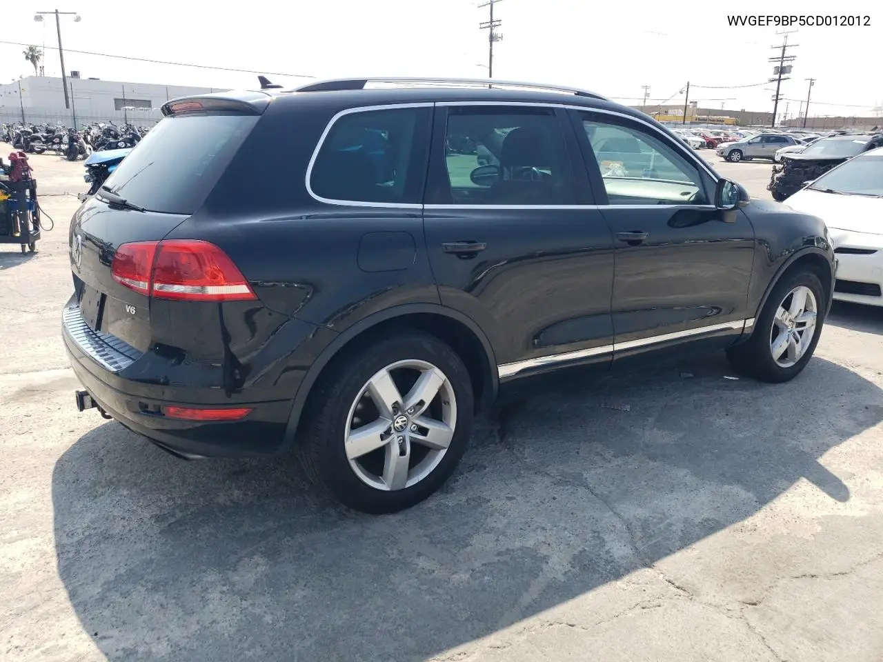 2012 Volkswagen Touareg V6 VIN: WVGEF9BP5CD012012 Lot: 55455625