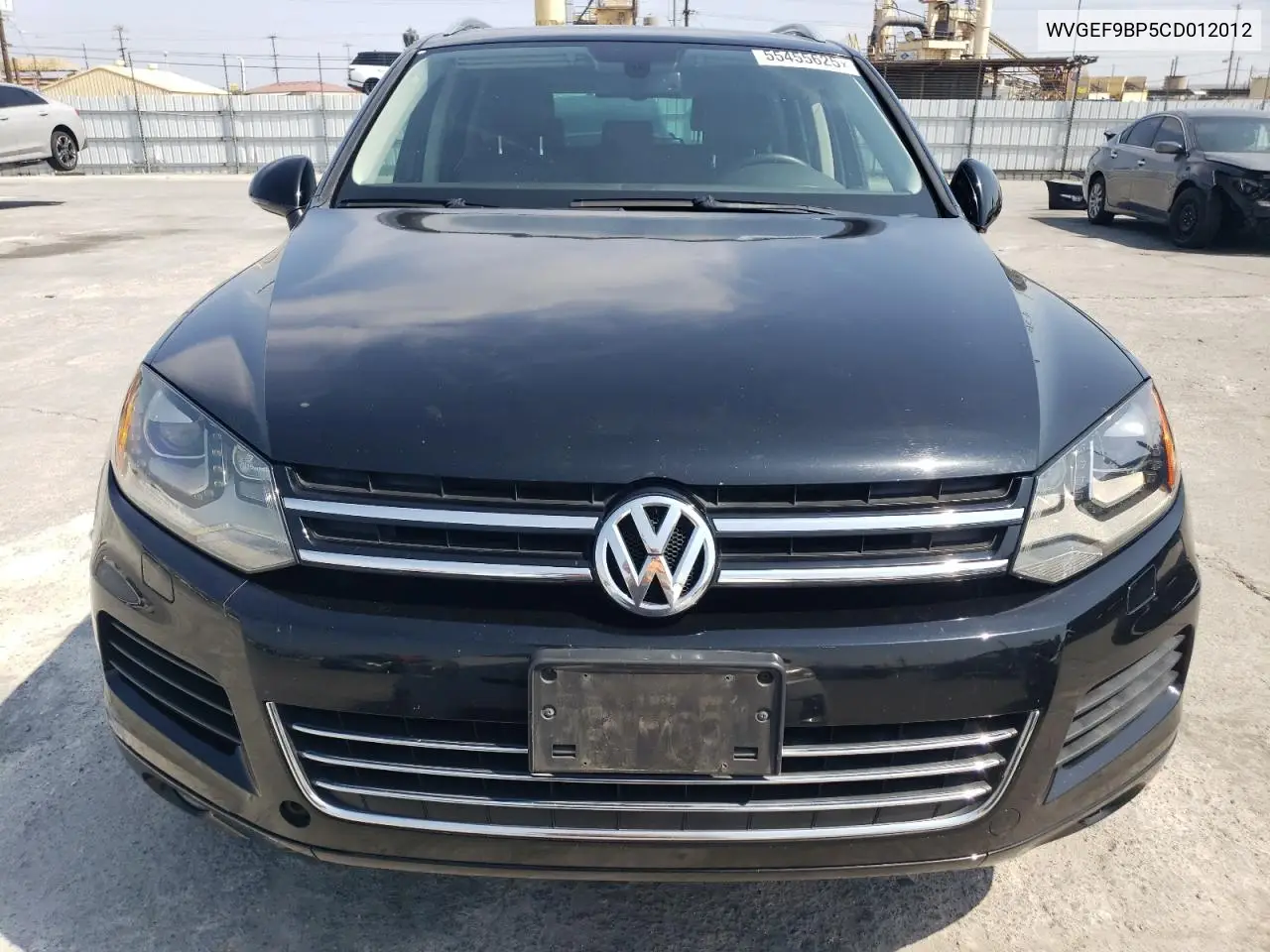 2012 Volkswagen Touareg V6 VIN: WVGEF9BP5CD012012 Lot: 55455625