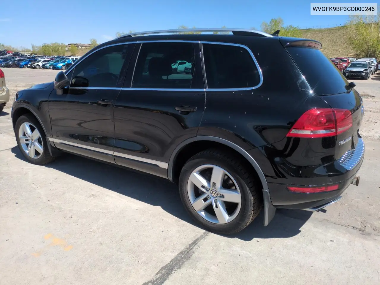2012 Volkswagen Touareg V6 Tdi VIN: WVGFK9BP3CD000246 Lot: 55702485