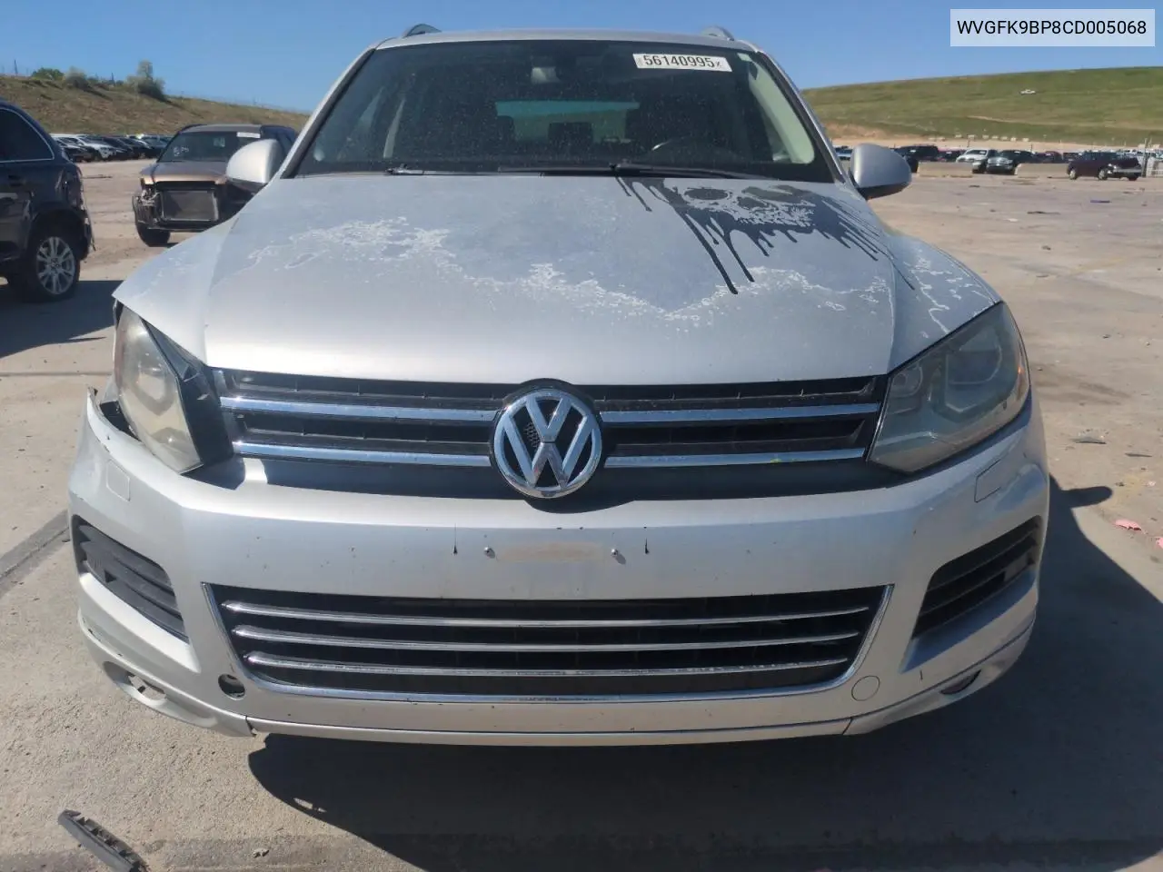 2012 Volkswagen Touareg V6 Tdi VIN: WVGFK9BP8CD005068 Lot: 56140995
