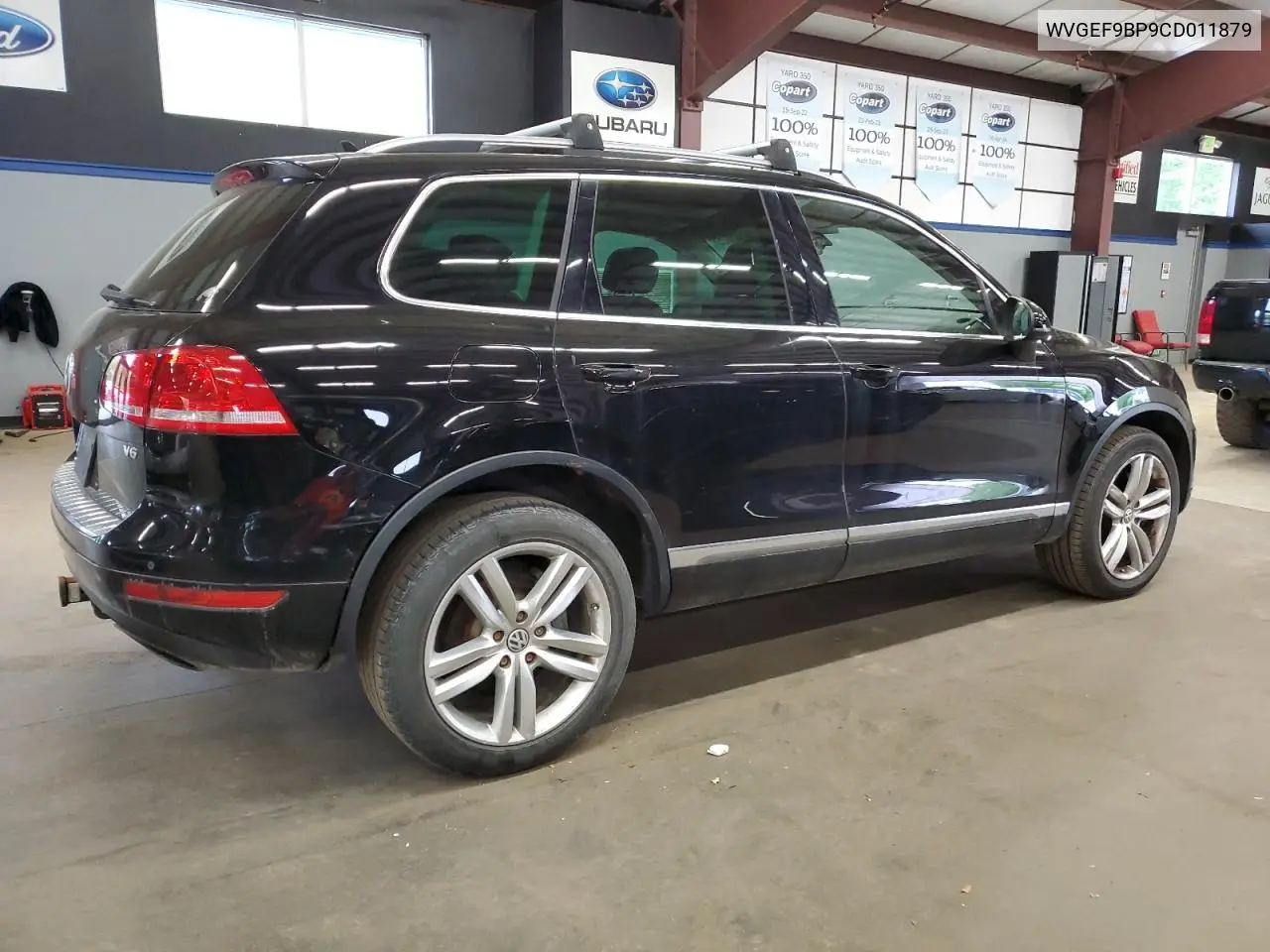 2012 Volkswagen Touareg V6 VIN: WVGEF9BP9CD011879 Lot: 56903035