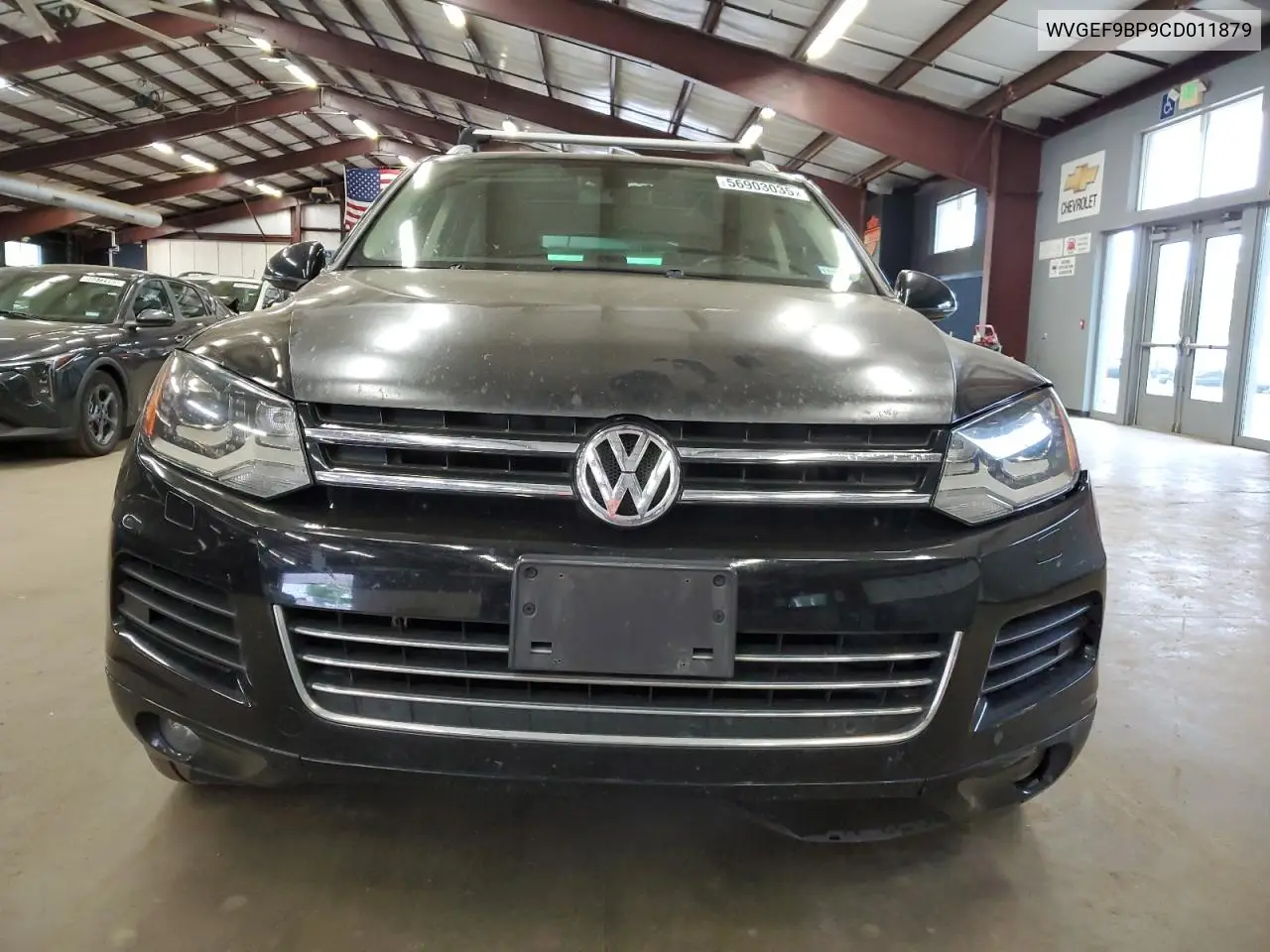 2012 Volkswagen Touareg V6 VIN: WVGEF9BP9CD011879 Lot: 56903035