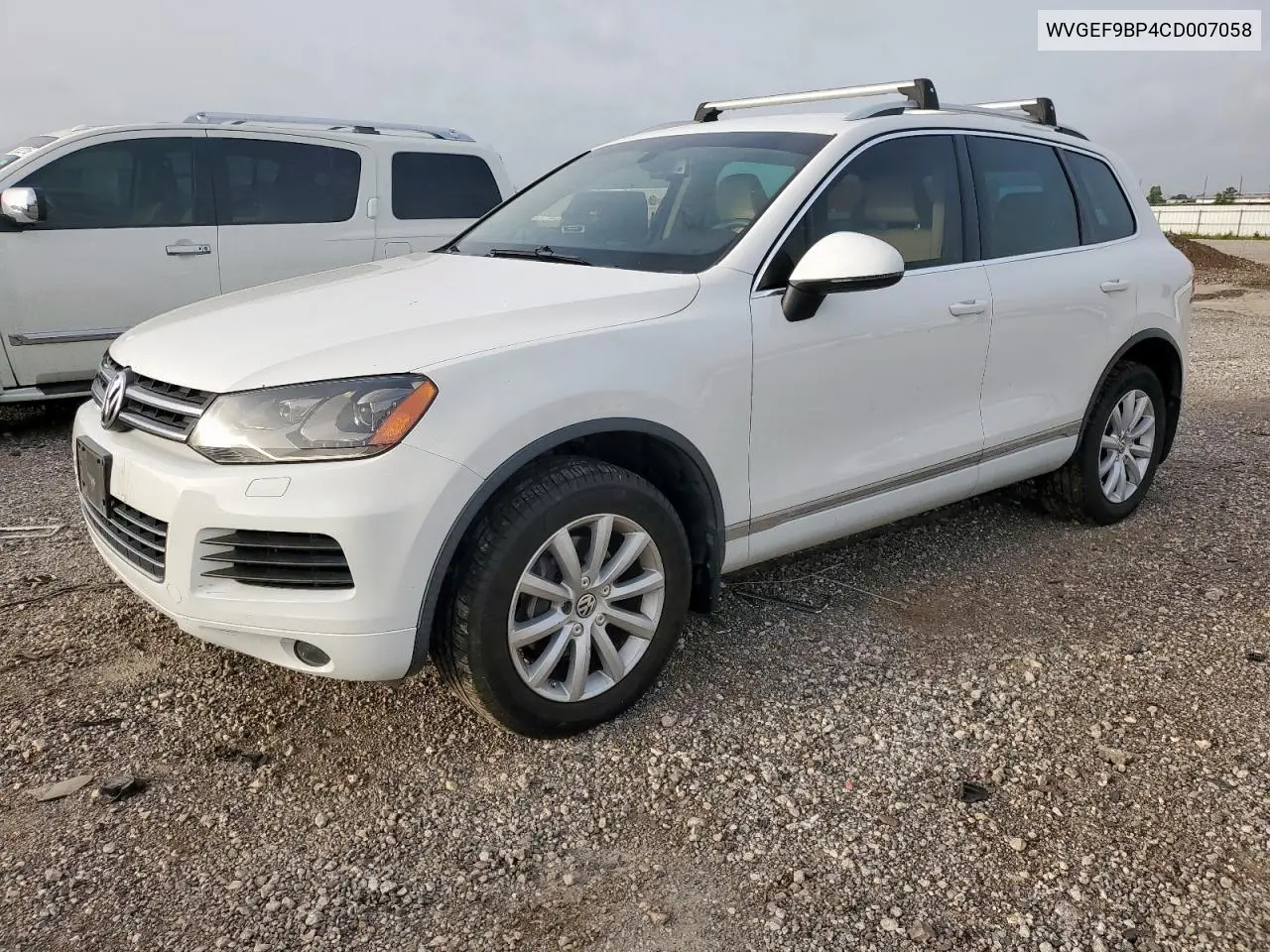 2012 Volkswagen Touareg V6 VIN: WVGEF9BP4CD007058 Lot: 56971745