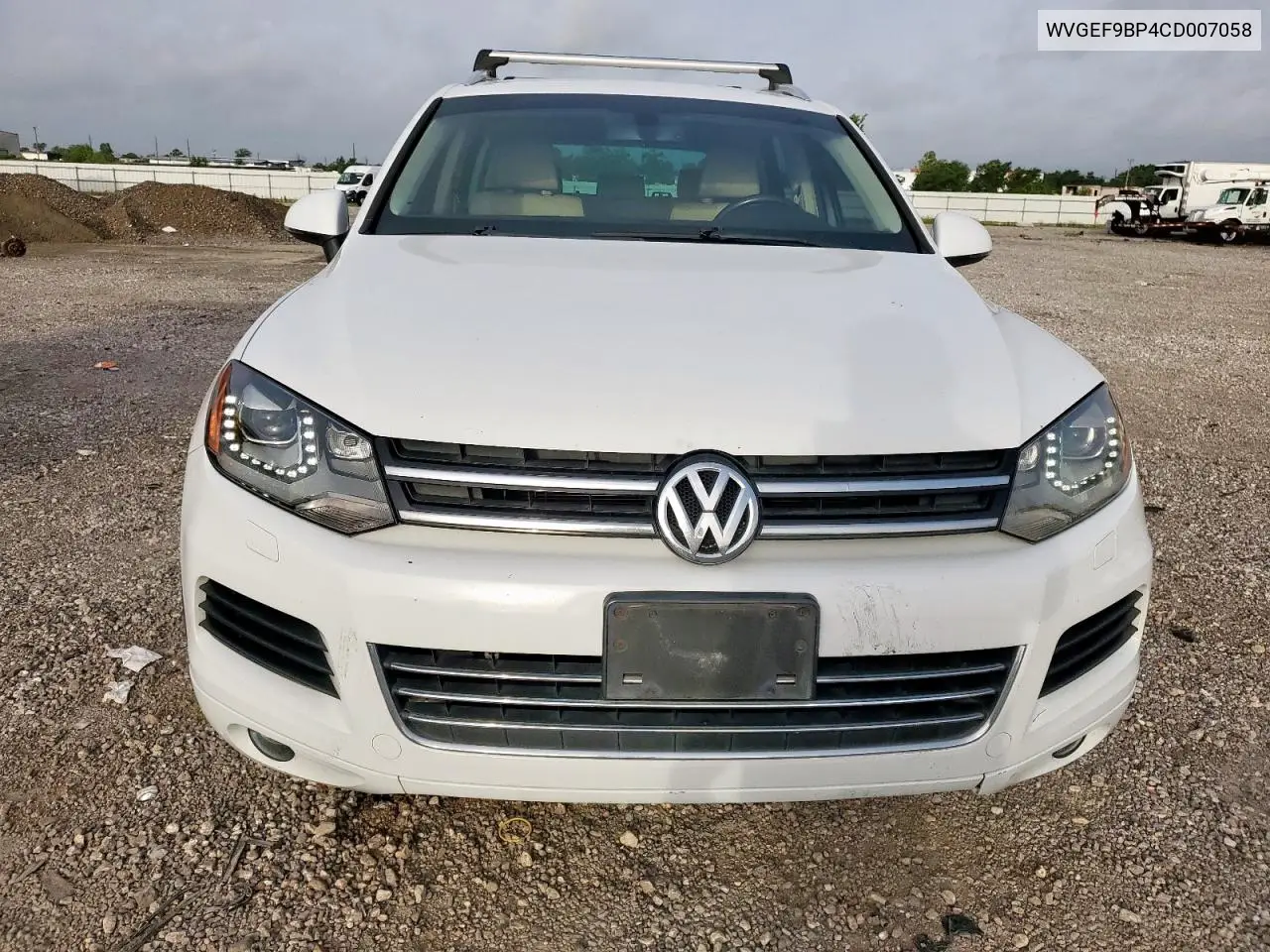 2012 Volkswagen Touareg V6 VIN: WVGEF9BP4CD007058 Lot: 56971745