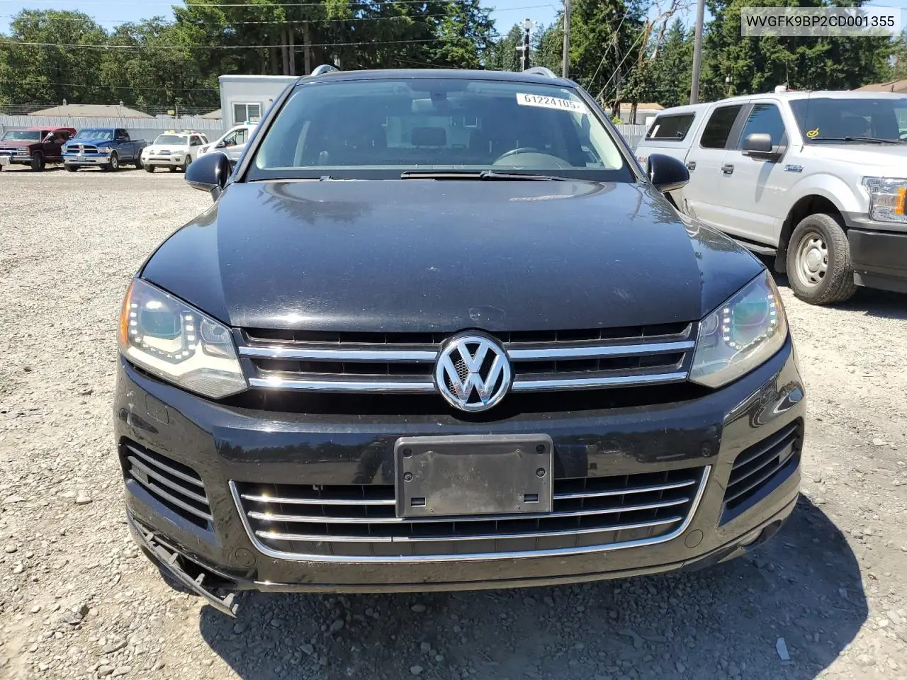 2012 Volkswagen Touareg V6 Tdi VIN: WVGFK9BP2CD001355 Lot: 61224105