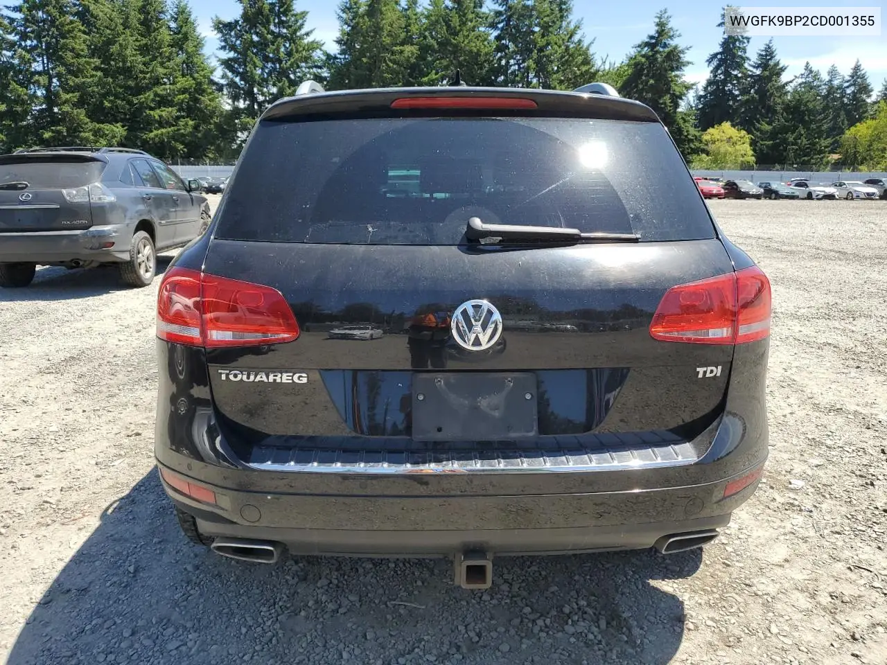 2012 Volkswagen Touareg V6 Tdi VIN: WVGFK9BP2CD001355 Lot: 61224105
