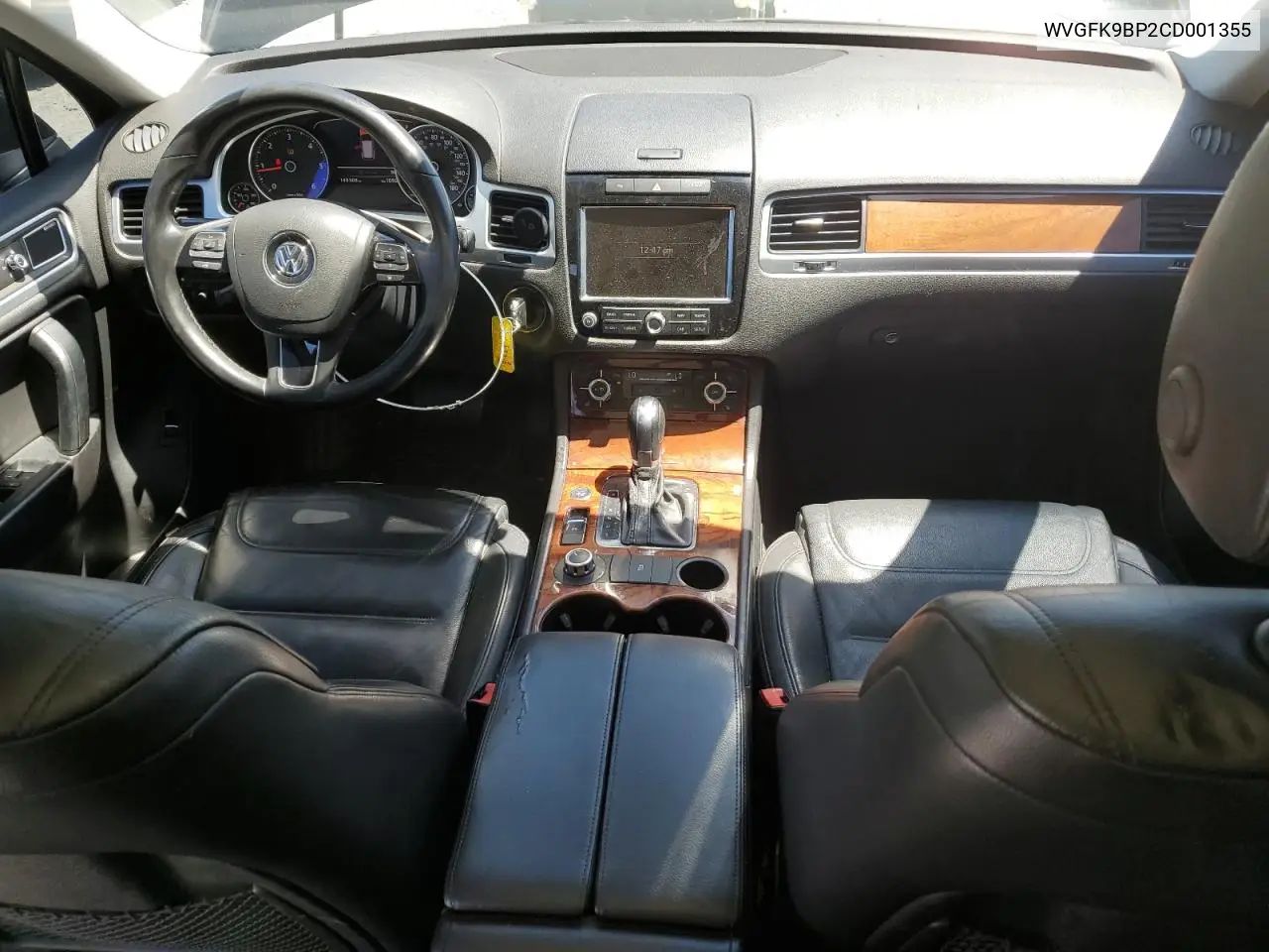 2012 Volkswagen Touareg V6 Tdi VIN: WVGFK9BP2CD001355 Lot: 61224105