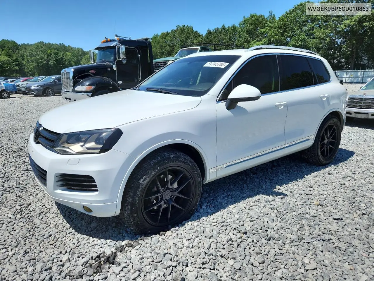 2012 Volkswagen Touareg V6 Tdi VIN: WVGEK9BP6CD010863 Lot: 61246705