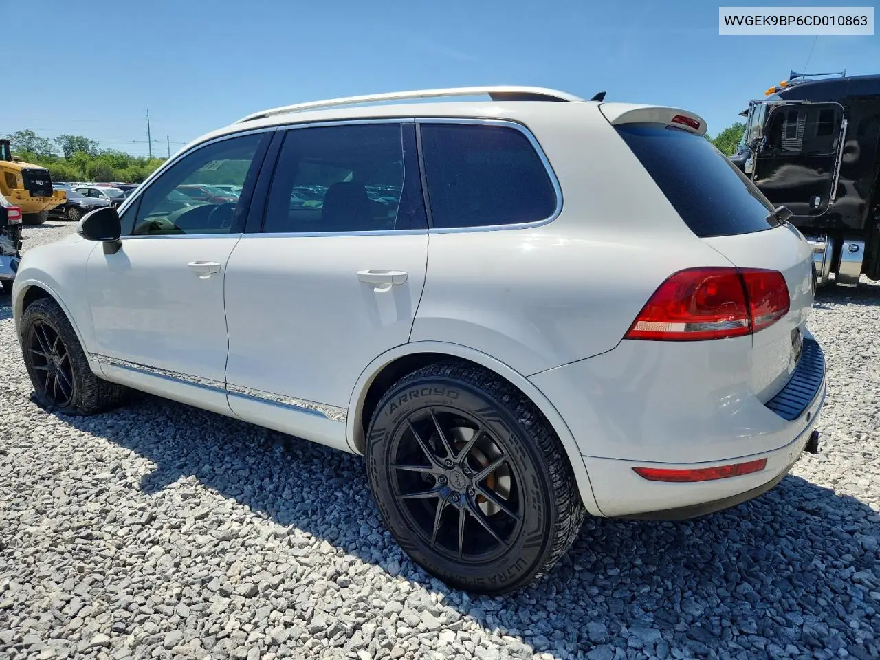 2012 Volkswagen Touareg V6 Tdi VIN: WVGEK9BP6CD010863 Lot: 61246705