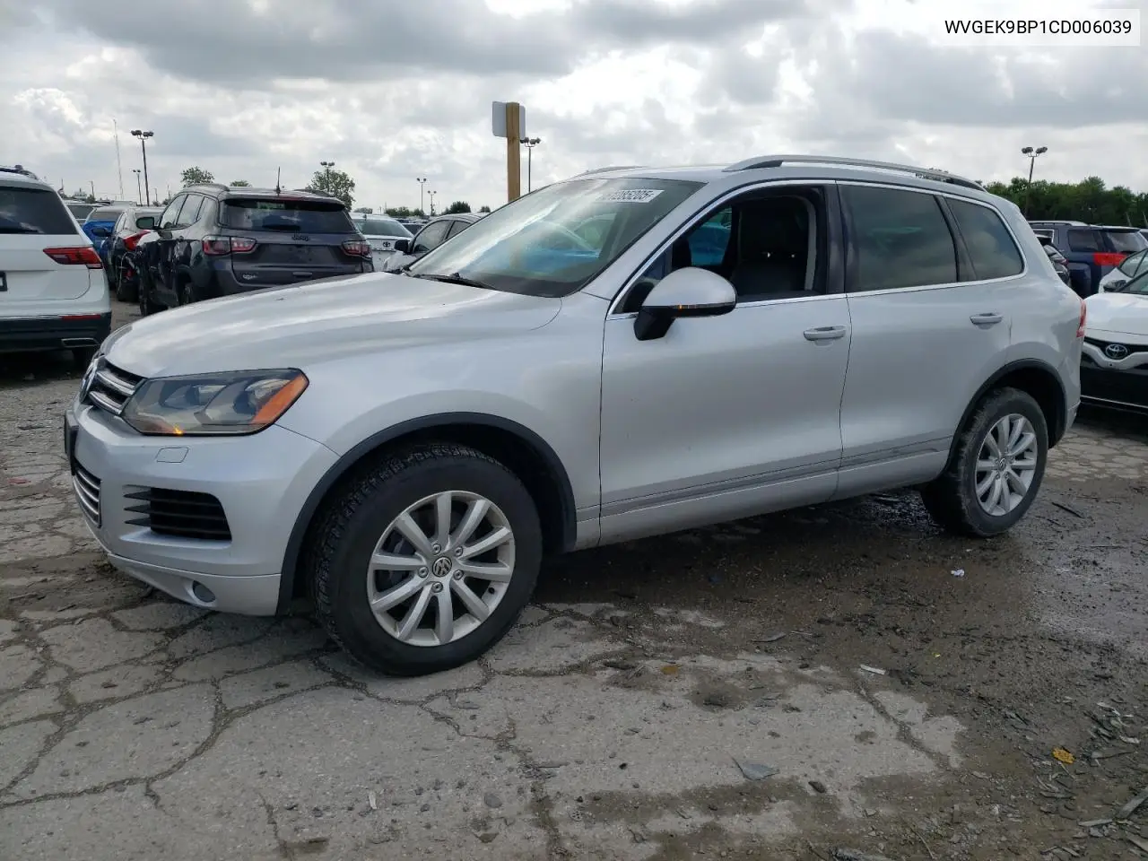 2012 Volkswagen Touareg V6 Tdi VIN: WVGEK9BP1CD006039 Lot: 61285205