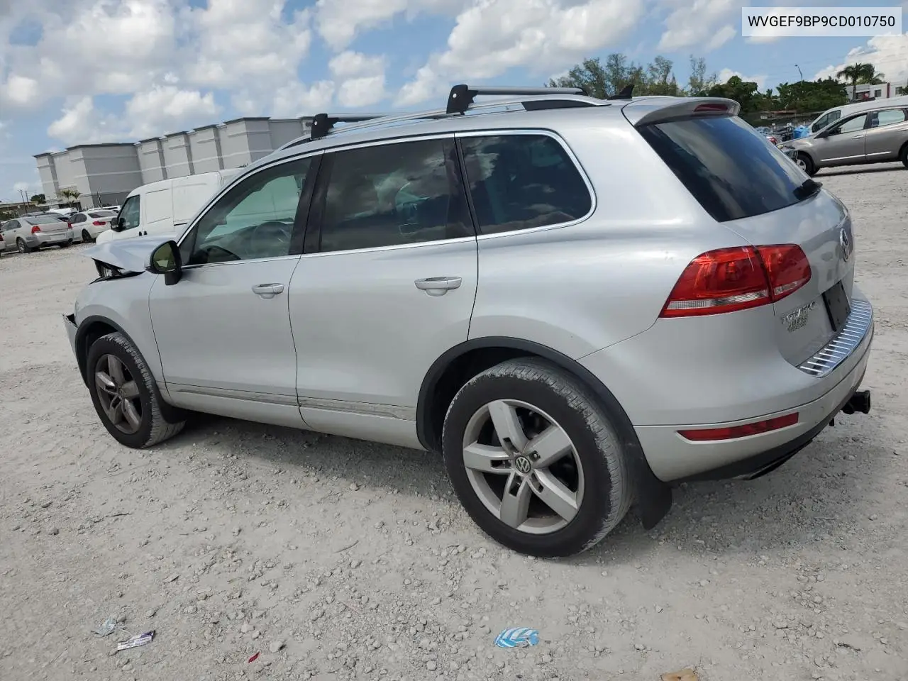 2012 Volkswagen Touareg V6 VIN: WVGEF9BP9CD010750 Lot: 61613135