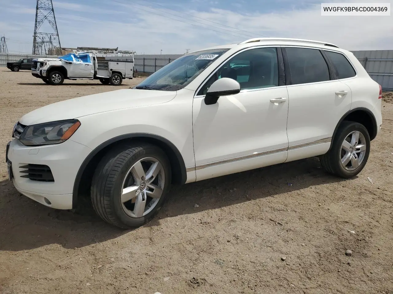 2012 Volkswagen Touareg V6 Tdi VIN: WVGFK9BP6CD004369 Lot: 62036935