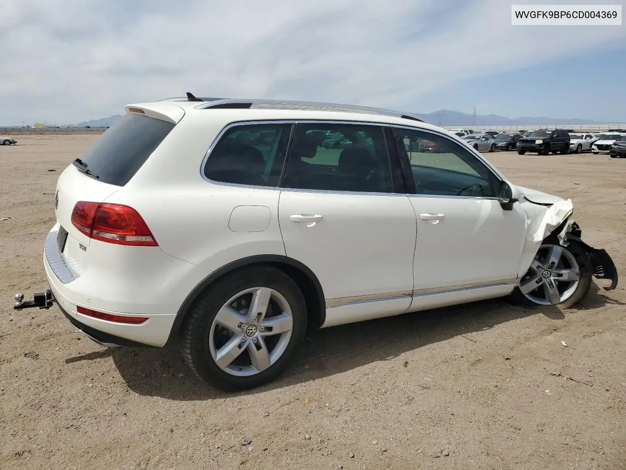 2012 Volkswagen Touareg V6 Tdi VIN: WVGFK9BP6CD004369 Lot: 62036935