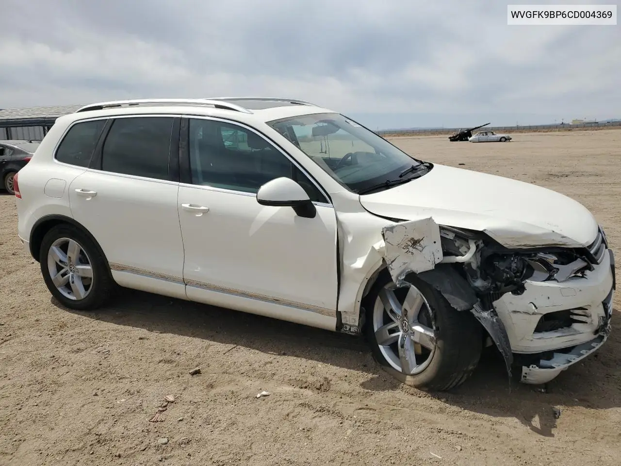 2012 Volkswagen Touareg V6 Tdi VIN: WVGFK9BP6CD004369 Lot: 62036935