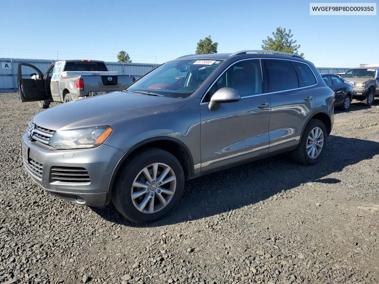 2013 Volkswagen Touareg V6 VIN: WVGEF9BP8DD009350 Lot: 55775385